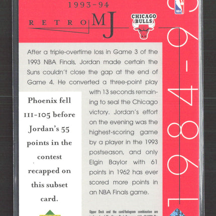 1998 Upper Deck Retro MJ Michael Jordan #53