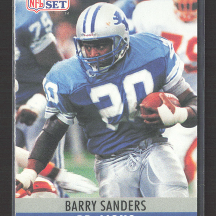 1990 Pro Set Barry Sanders #102