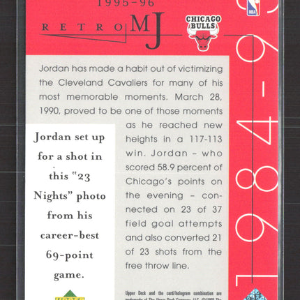 1998 Upper Deck Retro MJ The Jordan Experience Michael Jordan #41