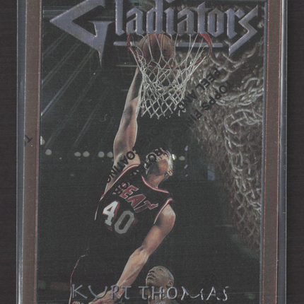 1996 Topps Finest Gladiators Kurt Thomas #55
