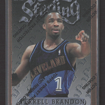 1996 Topps Finest Sterling Terrell Brandon #51