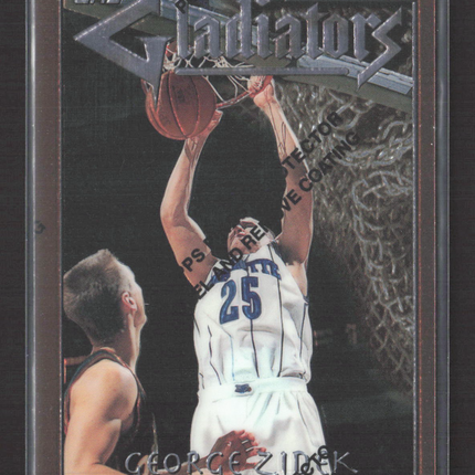 1996 Topps Finest Gladiators George Zidek #G18