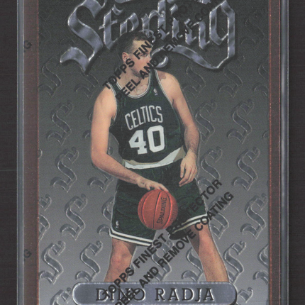 1996 Topps Finest Sterling Dino Radja #18