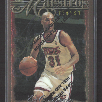 1996 Topps Finest Maestros Ed O'Bannon #M18