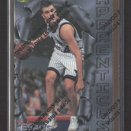 1996 Topps Finest Apprentices Brian Evans #28