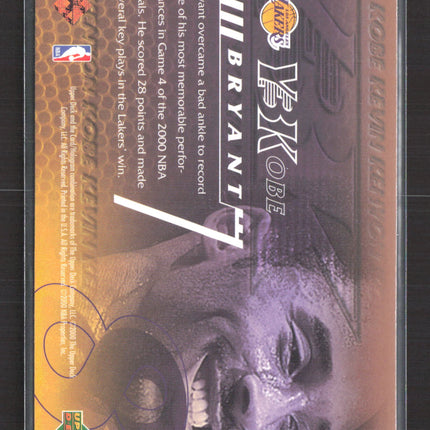 2000 Upper Deck Y2K Strength Kobe Bryant #186