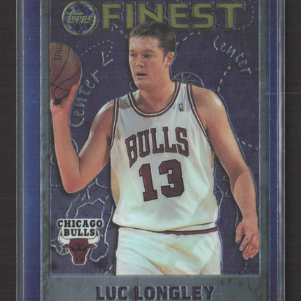 1996 Topps Finest Luc Longley #223