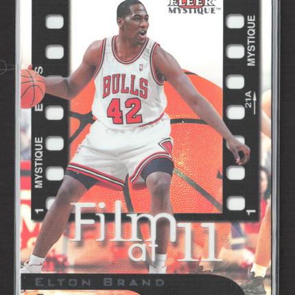 2000 Fleer Mystique Film at 11 Elton Brand #8 of 10 FE