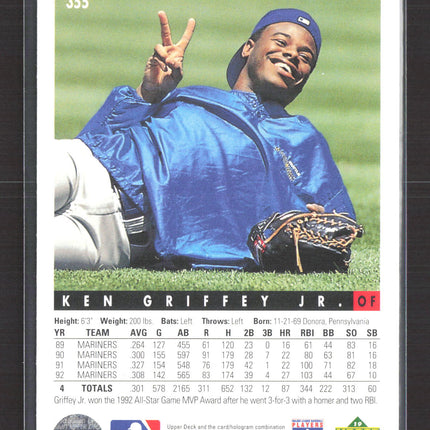 1993 Upper Deck Ken Griffey Jr. #355