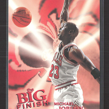 1996 SkyBox NBA Hoops The Big Finish Michael Jordan #176