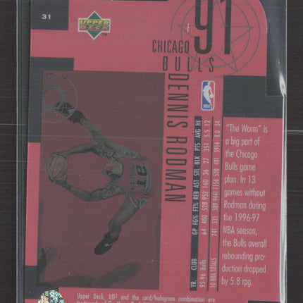 1997 Upper Deck Star Focus Dennis Rodman #31