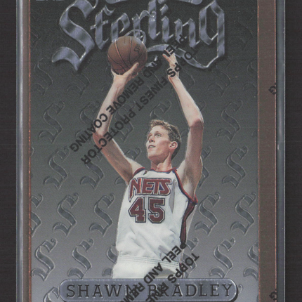 1996 Topps Finest Sterling Shawn Bradley #57
