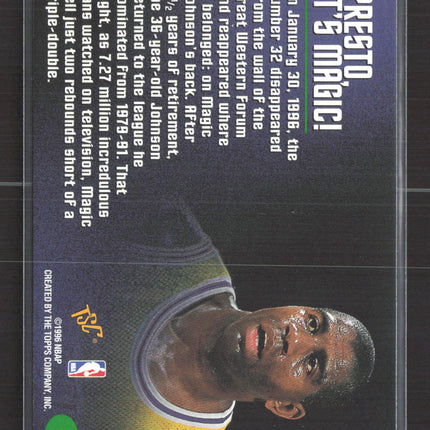1996 Topps Stadium Club Members Only Magic Johnson #1