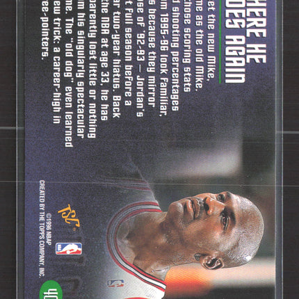 1996 Topps Stadium Club Members Only Michael Jordan #40