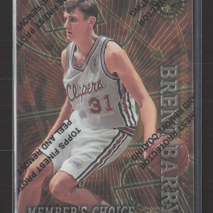 1996 Topps Stadium Club Members Choice Brent Barry #50