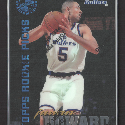 1995 Topps Stadium Club Members Only Topps Finest Rookie Picks Juwan Howard #50