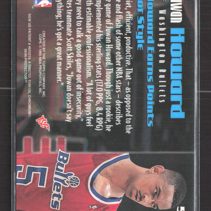 1995 Topps Stadium Club Members Only Topps Finest Rookie Picks Juwan Howard #50