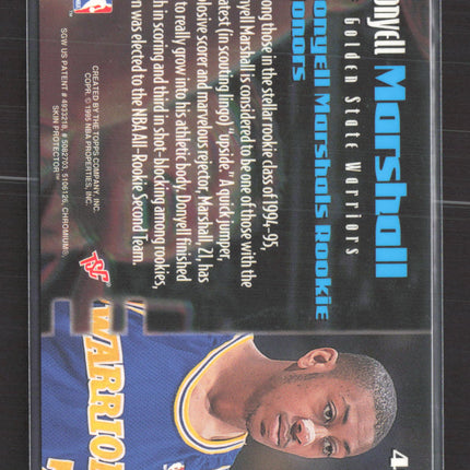 1995 Topps Finest Donyell Marshall #49