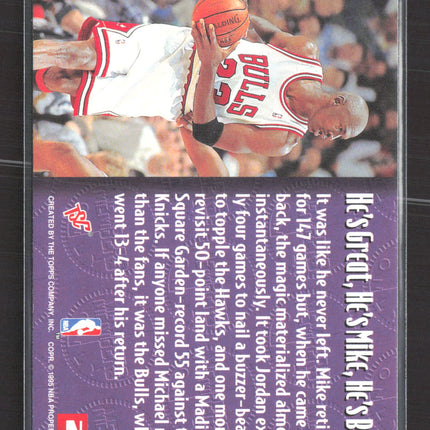1995 Topps Stadium Club Members Only Michael Jordan #20