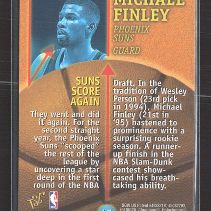 1996 Topps Stadium Club Members Choice Michael Finley #47