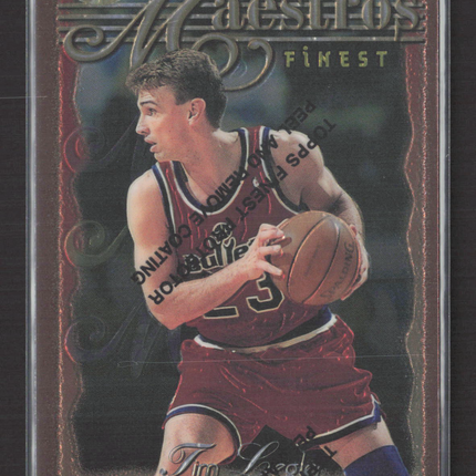 1996 Topps Finest Maestros Tim Legler #M45 Refractor