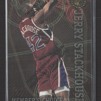 1996 Topps Stadium Club Finest Member's Choice Jerry Stackhouse #46