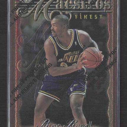 1996 Topps Finest Maestros Bryon Russell #M6