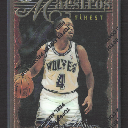 1996 Topps Finest Maestros Micheal Williams #M36