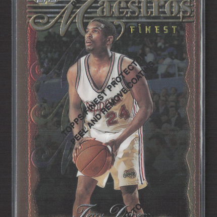 1996 Topps Finest Maestros Terry Dehere #97 With Coating