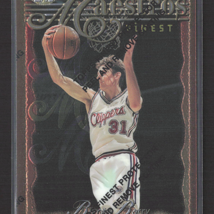 1996 Topps Finest Maestros Brent Barry #M4