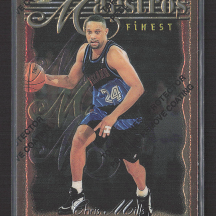 1996 Topps Finest Maestros Chris Mills #95