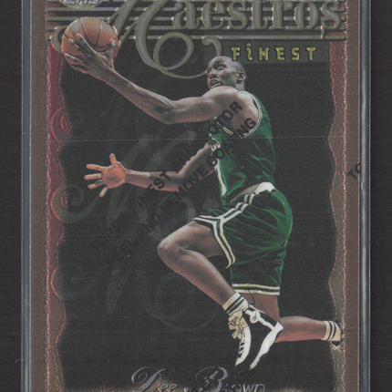 1996 Topps Finest Maestros Dee Brown #96
