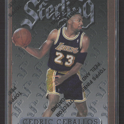 1996 Topps Finest Sterling Cedric Ceballos #34