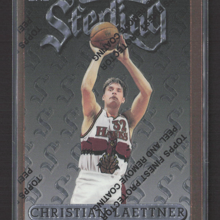 1996 Topps Finest Sterling Christian Laettner #136