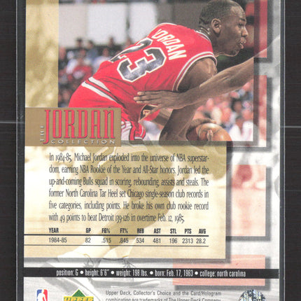 1995 Upper Deck Collector's Choice Jordan Collection Michael Jordan #JC1