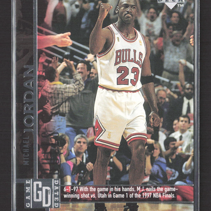 1997 Upper Deck Game Dated Michael Jordan #23-G