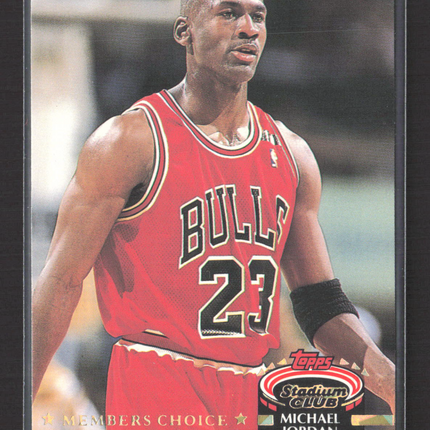 1993 Topps Stadium Club Members Choice Michael Jordan #210