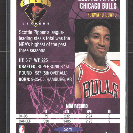 1995 Topps Scottie Pippen #21