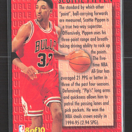 1994 Fleer Ultra Double Trouble Scottie Pippen #8 of 10