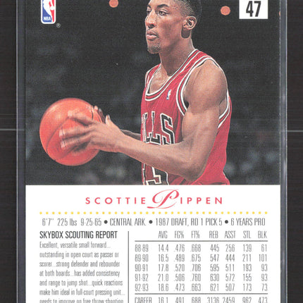 1993 SkyBox Premium Scottie Pippen #47