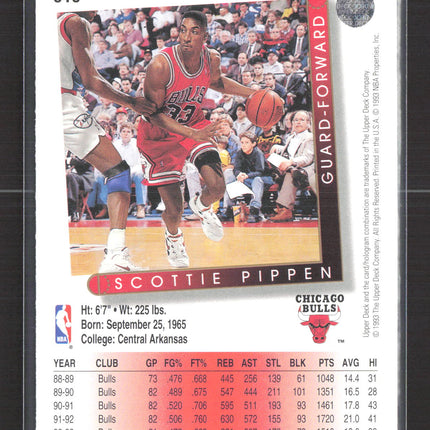 1993 Upper Deck Scottie Pippen #310