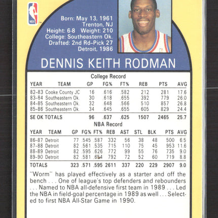 1990 NBA Hoops Dennis Rodman #109