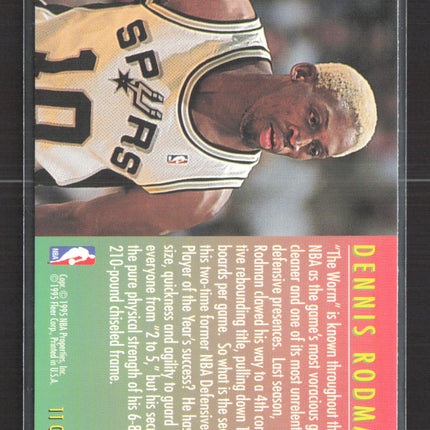 1995 Fleer Total D Dennis Rodman #11 of 12