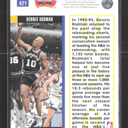 1993 Upper Deck Dennis Rodman #421