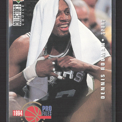 1994 Upper Deck Collector's Choice Pro Files Dennis Rodman #202