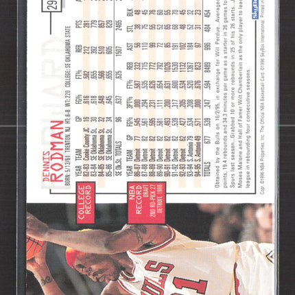 1996 NBA Hoops Dennis Rodman #298