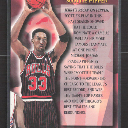 1996 Fleer Stackhouse's All-Fleer Scottie Pippen #11 of 12