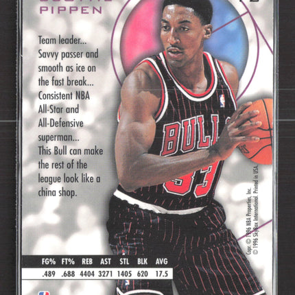 1996 SkyBox E-X2000 Scottie Pippen #12