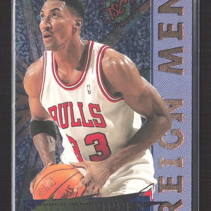 1996 Topps Stadium Club Reign Men Scottie Pippen #RM7