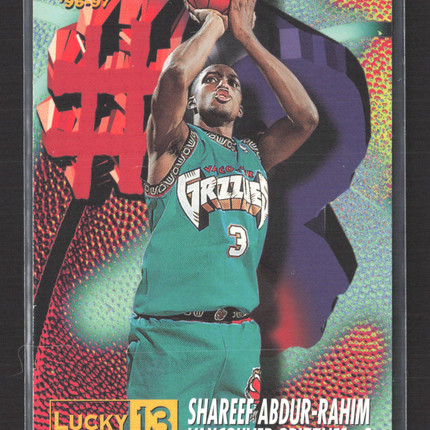 1997 Fleer Lucky 13 Shareef Abdur-Rahim #3